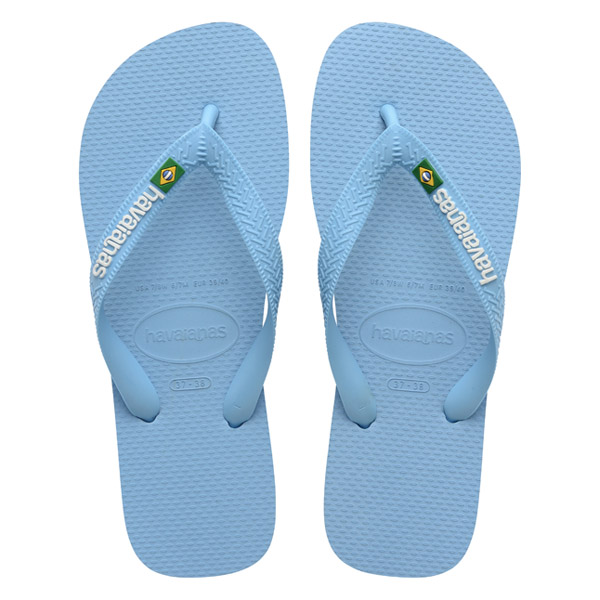 Brazil Logo Blue Lavender/Whit