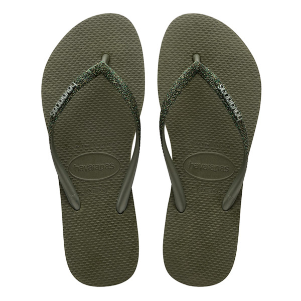 Slim Glitter Green Olive